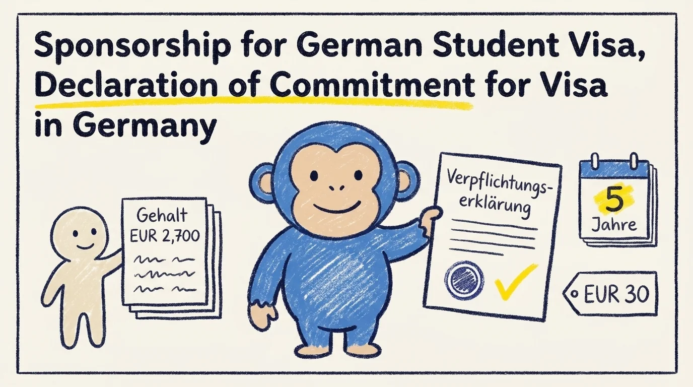 Verpflichtungserklärung German Student Visa 2026 | MS in Germany